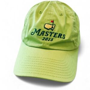 PGA Masters Unisex Baseball Hat/Cap Lime Green OS